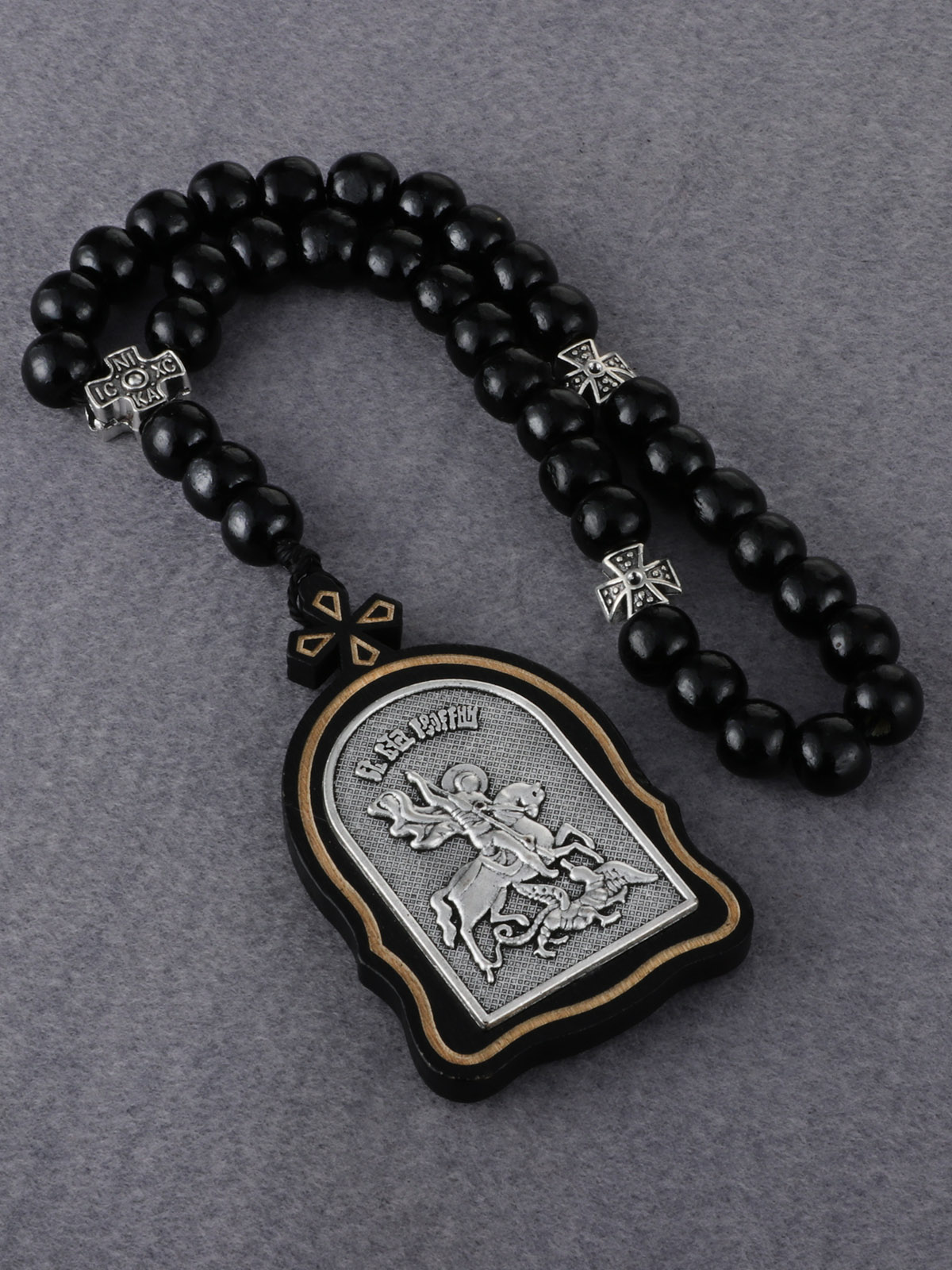 Streetwear Brand Accessories - Rus Ortodoks Ahşap Tesbih Bakire Meryem