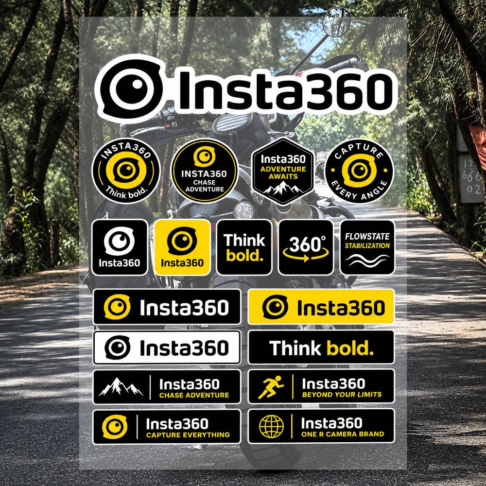 Streetwear Brand Accessories - A-I-Insta-A 3-360 Streetwear Marka Çıkartma Seti