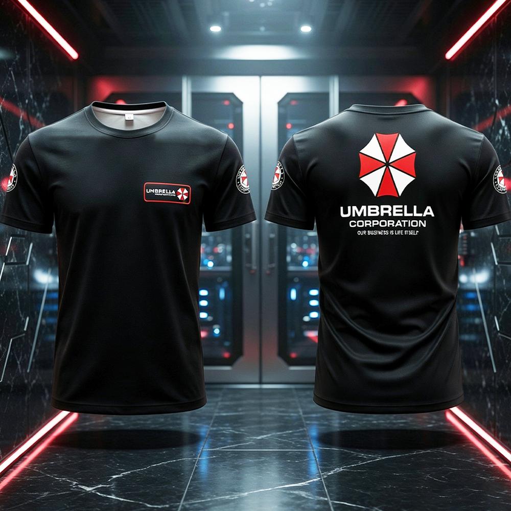 Streetwear Brand Accessories - Umbrella Corporation İkonik Logo Sloganı Baskılı
