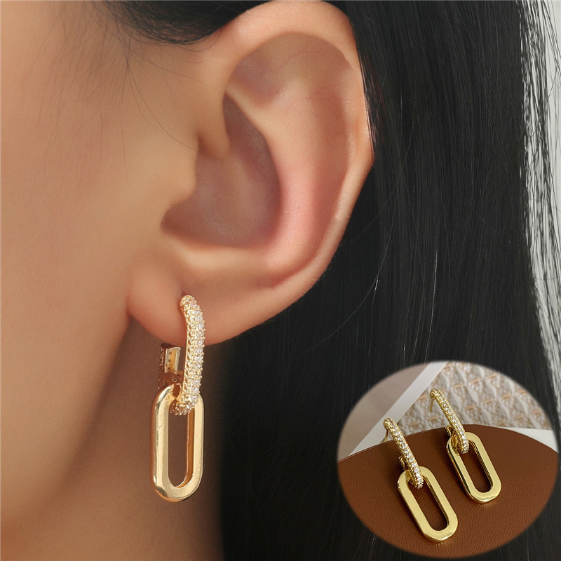 Streetwear Brand Accessories - XINYI Retro Çift Döngü Tasarım Damla
