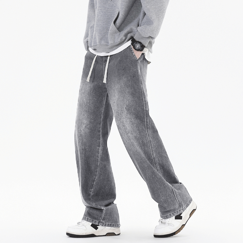 Streetwear Clothing Brand - İlkbahar Sonbahar Yeni Streetwear Gevşek Kot