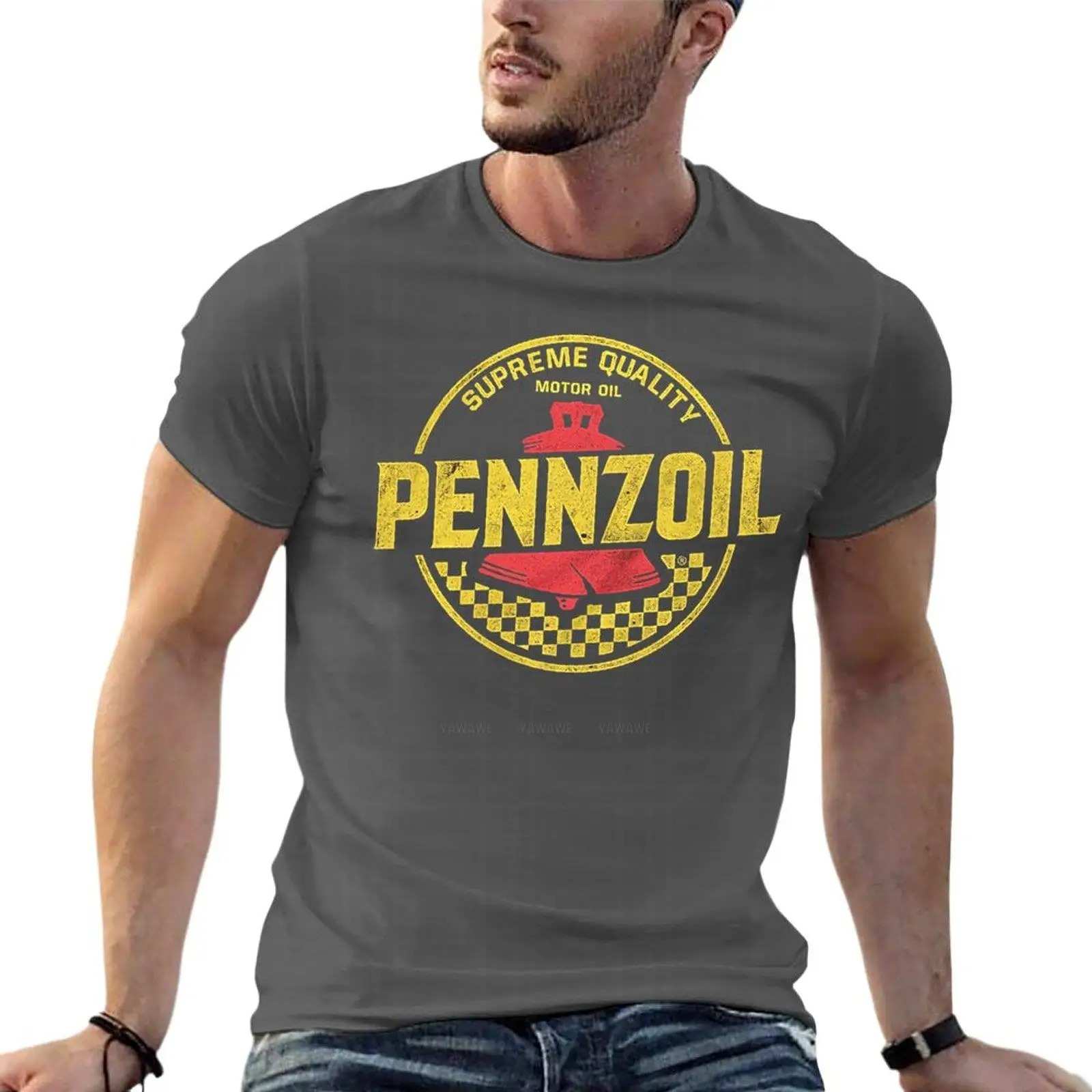 Streetwear Clothing Brand - Sıkıntılı Pennzoil Motor yağı Logo boy