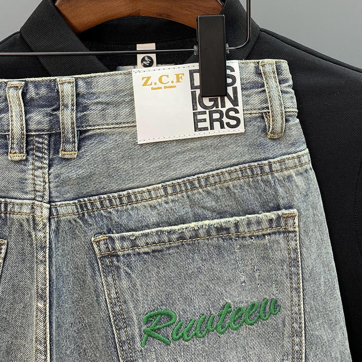 Trendy Marka Yeşil Mektup Işle - Streetwear Brand Jorts incelemesi ve fiyatı