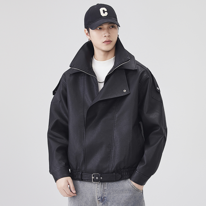 Sonbahar Kış Deri Ceket Erkekl - Streetwear Clothing Brand incelemesi ve fiyatı