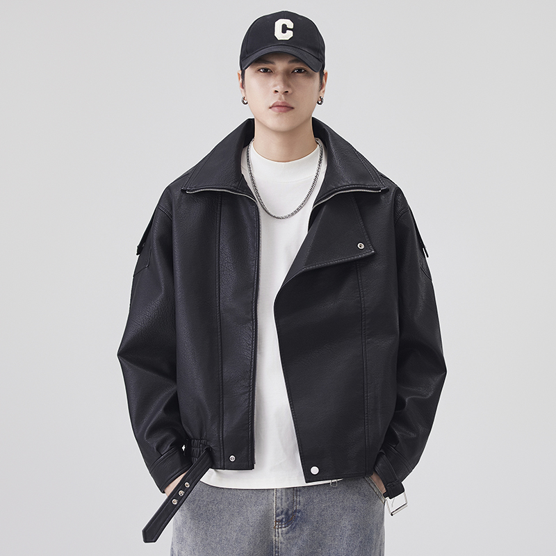 Sonbahar Kış Deri Ceket Erkekl - Streetwear Clothing Brand incelemesi ve fiyatı