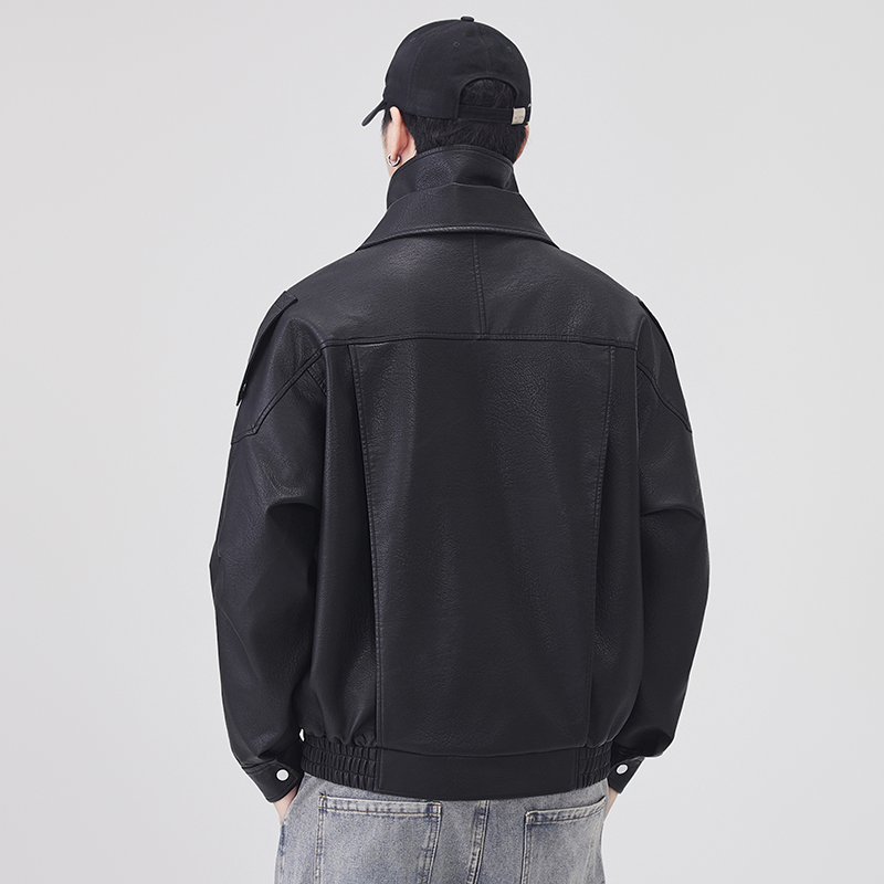 Sonbahar Kış Deri Ceket Erkekl - Streetwear Clothing Brand incelemesi ve fiyatı