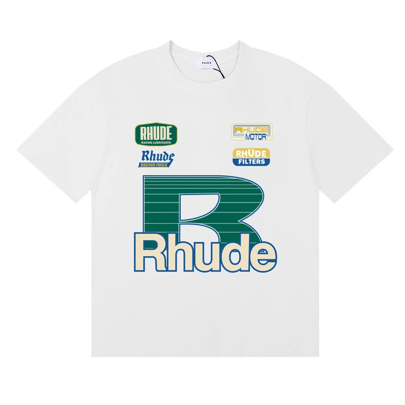 Streetwear Marka Rhude T-shirt - Streetwear Brand With A Logo incelemesi ve fiyatı