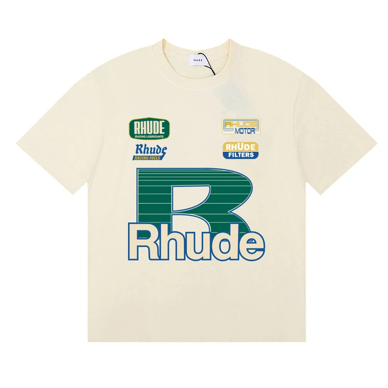 Streetwear Marka Rhude T-shirt - Streetwear Brand With A Logo incelemesi ve fiyatı