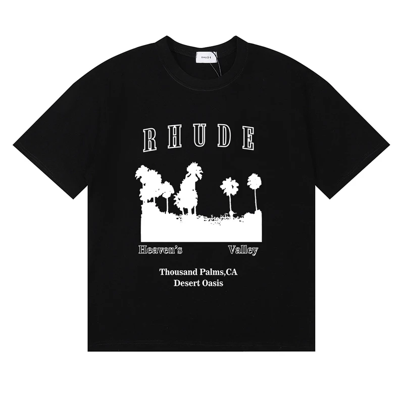 Streetwear Marka Rhude T-shirt - Streetwear Brand With A Logo incelemesi ve fiyatı